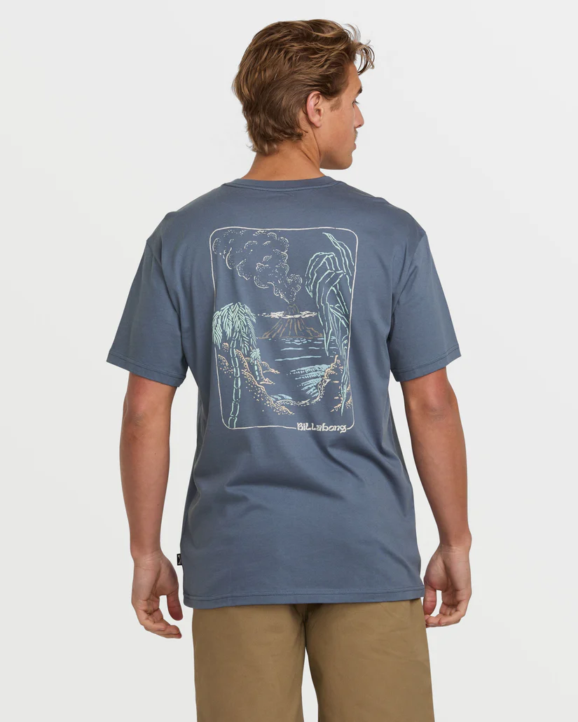 CAMISETA MASCULINO BILLABONG TROUBLE IN PARADISE PREMIUM – foto 2